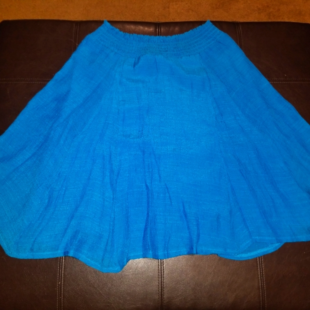 Cato bright blue skirt